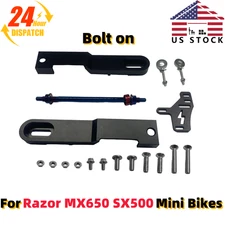 4"-5" Bolt on Swing Arm Extension Kit For Razor MX650 SX500 Mini Bikes Aluminum 
