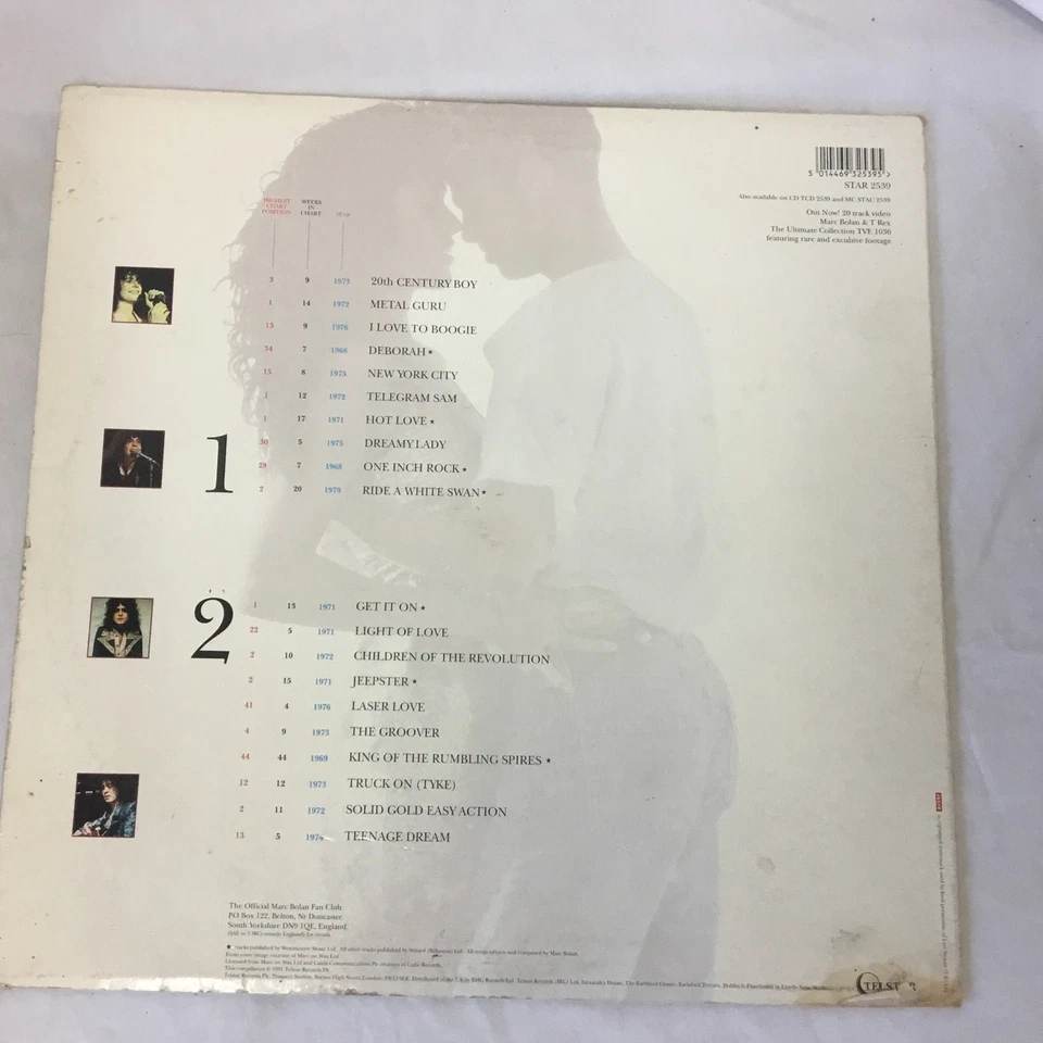 Marc Bolan & T-Rex - The Ultimate Collection - Vinyl LP - Image 2 of 4