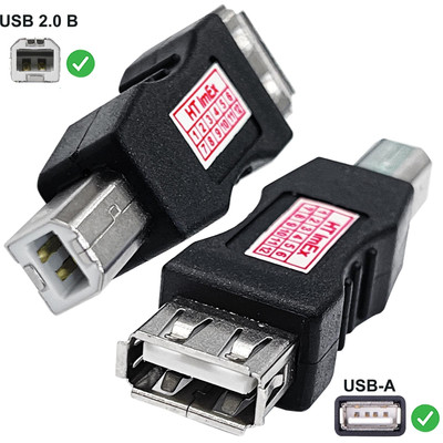 USB 2.0 Hi-Speed Adapter; USB ADAP A-F/B-M für Drucker Scanner  