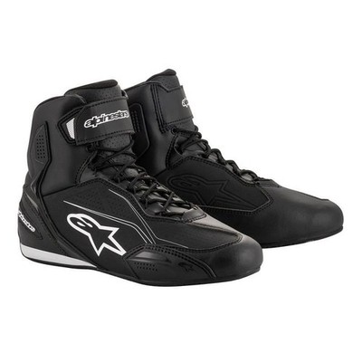 Alpinestars Faster V3 Motorcycle Black Shoes Lightweight Urban Riding Boots