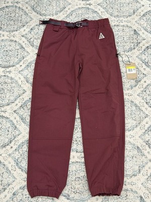 Nike ACG Trail Trousers Pants Size Small Men Night Maroon CV0660-681