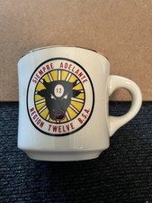 Vintage Mug BOY SCOUTS OF AMERICA Siempre Adelante #12 Region Twelve BSA BULL