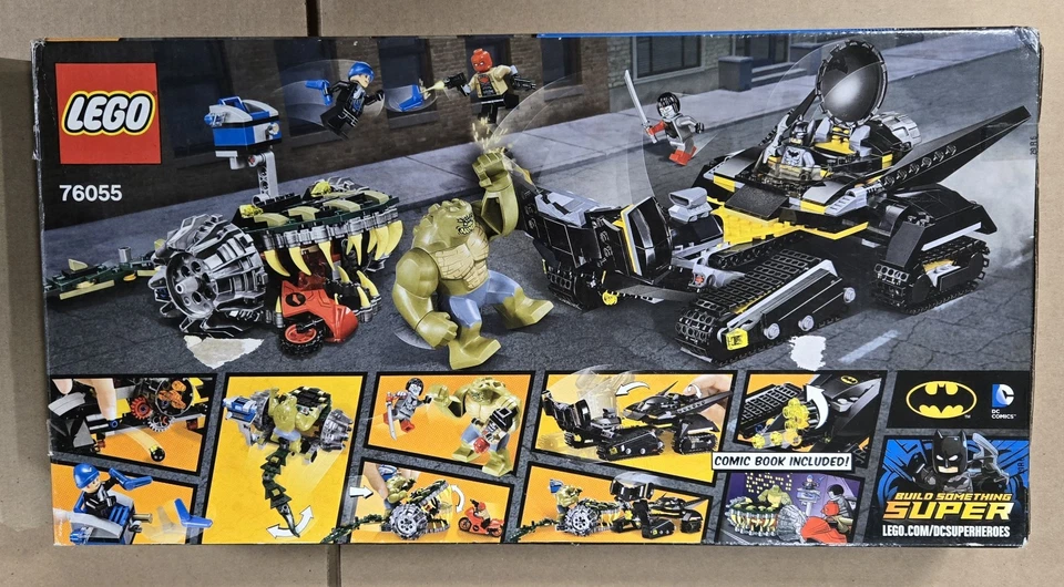 LEGO 76055 BATMAN: KILLER COCODRILO ALCANTARILLADO APLASTAMIENTO • Nuevo • CAJA ABIERTA • BOLSAS SELLADAS Foto 3 de 4