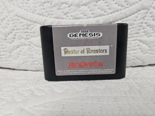 Master of Monsters (Sega Genesis, 1991) Tested & Working!! Fast Shipping