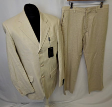 Butler & Webb Linen Suit NWT Jacket Trousers Beige 38R 33/31 A664