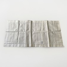 Nina Campbell White Blue French Knot Table Runner Long Skirt New Old Stock