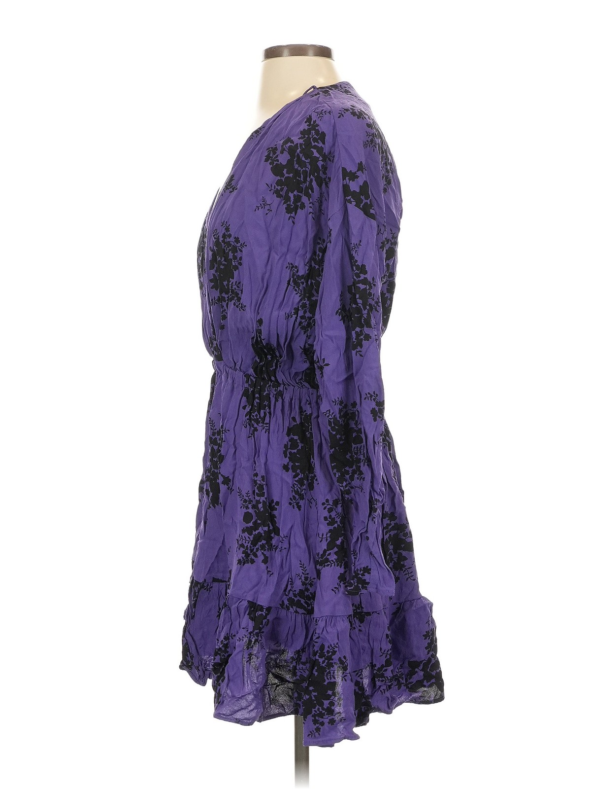 Zara Women Purple Cocktail Dress XS thumbnail 4