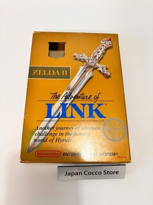 1DAY! Zelda 2: The Adventure of Link NES with box Booklet Sleeve