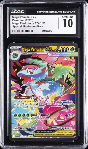 Mega Venusaur ex graded CGC 10 for sale on eBay