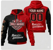 Personalized Harley Racing Davidson 3D Hoodie , Unisex Adults S-5XL