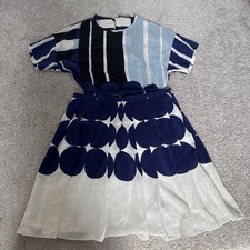 Strenesse Gabriele Strehle Vintage 100 Silk Skirt Set Pleated Polka Dots Sz 38