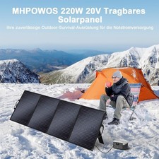 NEU SolarPlay 400W Faltbar Photovoltaik Solarpanel für Outdoor, RV …