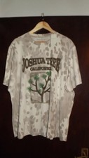 Men's new Abercrombie XXL Joshua tree T-shirt in cream with embossed logo & tags