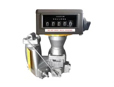 Liqua-Tech 1" Gas Meter w/ Non-Print Register 3/4" Flange Propane LP