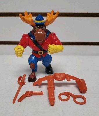 1992 Teenage Mutant Ninja Turtles, TMNT: Monty Moose - Near Complete *READ*