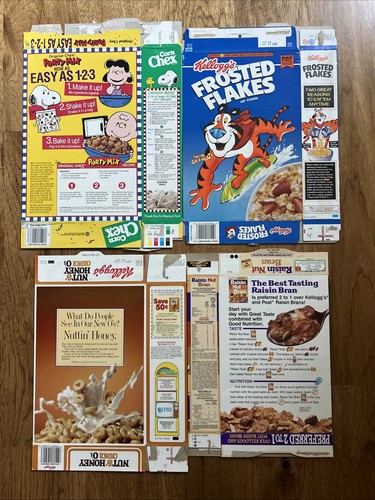 LOT B: 1980s to 2000s Cereal Box Lot of 31 cereal boxes - Picture 3 of 15