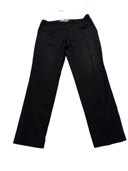 TRENERY Womens Black Straight Chino Pants Size 12 Good Condition