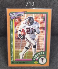 2022 CLASSICS LEGENDS TIMELESS TRIBUTES /10 DEION SANDERS #116.