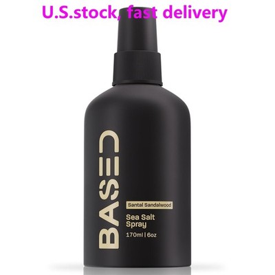 BASED Sea Salt Spray, Natural Finish Sea Salt Spray for Hair, 6oz
