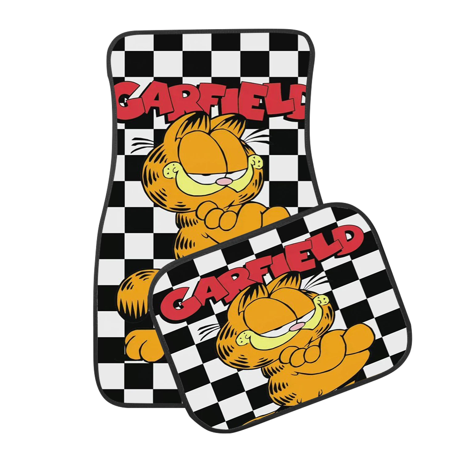 Garfield Car Floor Mats, Cartoon Auto Accessories, Funny Cat Gift