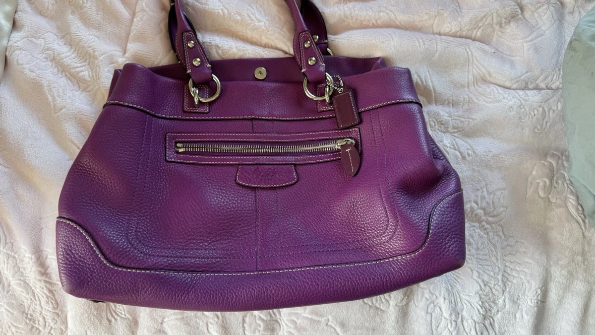 Coach Madison Satchel/Top Handle Bag Purple Bags & Handbags for