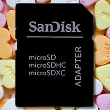 Micro SD Adapter To SD HC SDHC Memory Card Adapter Reader NEW