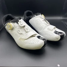 Specialized S-Works Womens Size 8  Boa Lace Cycling Shoes  White/blk