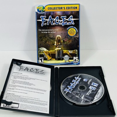 FACES F.A.C.E.S Big Fish Hidden Object Puzzle Win XP PC CD Game