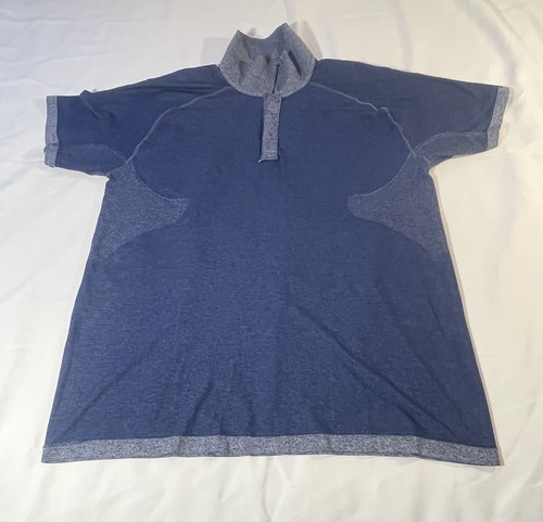 UNRL Pinseeker Golf Polo Uomo XL Blu Erica Ventilazione Senza Cuciture - Foto 10 di 14