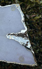 india ANTHROPOLOGIE 11" X 6 1/4" GILDED WHITE AGATE QUARTZ CHEESE PLATTER tray — photo 4