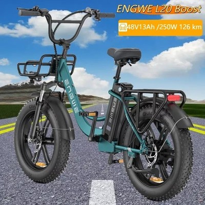 ENGWE L20 Boost 20 Zoll Damen City E-Bike 250W Elektrofahrrad 126KM Pedelec