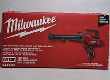NEW Milwaukee 2441-20 M1 10oz. Caulk and Adhesive Gun Bare Tool 