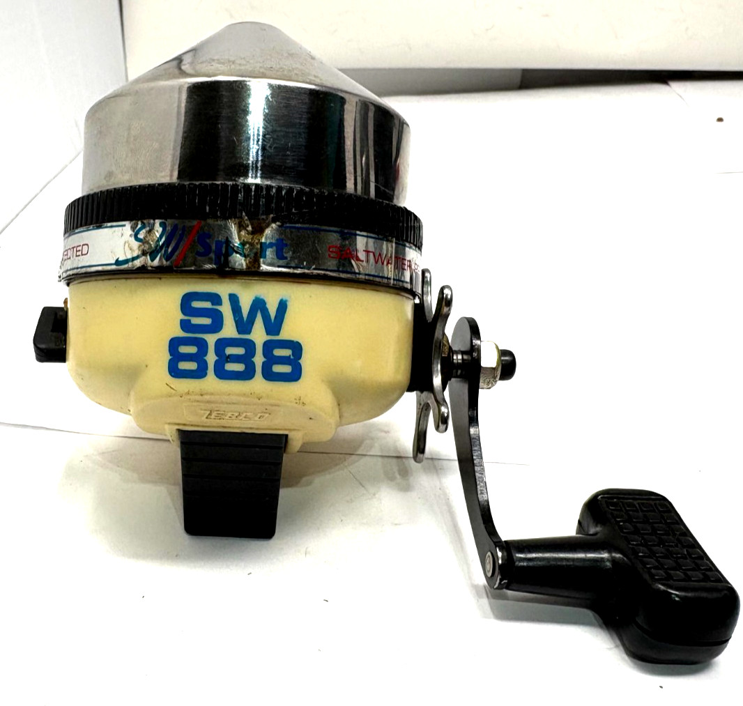 ZEBCO "SW SPORT" 888 SALTWATER REEL  STAINLESS