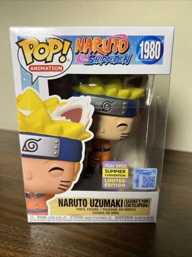 Funko Pop! Vinyl: Naruto - Naruto Uzumaki (Sasuke’s Paw) (SDCC) + Protector