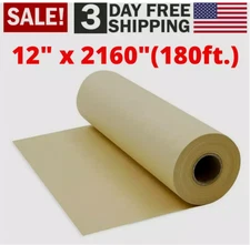 Brown Kraft Paper Roll For Crafts Gift Wrapping Packing Postal Shipping Covering