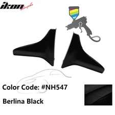 Fits 00-09 Honda S2000 Side Skirts Guard Strakes Splash #NH547 Berlina Black