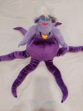 Disney Store 14" Ursula Plush 25 Stretched The Little Mermaid 30th Anniversary