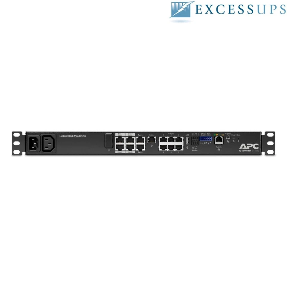 Dispositivo de monitoreo ambiental APC NetBotz Rack Monitor 250 NBRK0250 - Reacondicionado... Foto 2 de 3