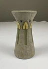 Roseville Pottery Mostique Tan Ceramic Textured Vase 6 inch 1920s Antique