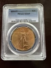 1914-S PCGS Saint Gaudens Gold Double Eagle $20 MS65