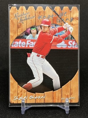 Shohei Ohtani 2019 Panini Leather & Lumber Knot Hole Gang #KHG-2 Die-Cut *READ