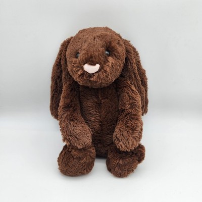 Jellycat Medium Bashful Chocolate Bunny - 12