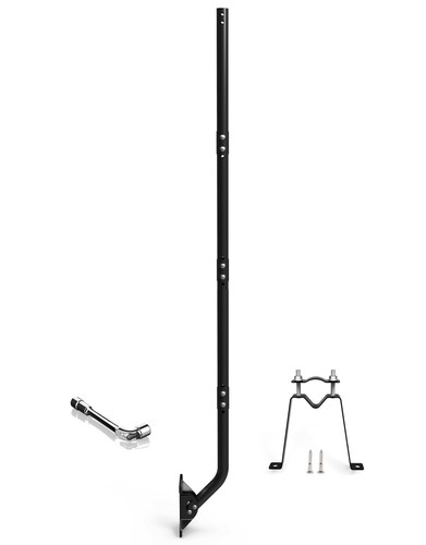 Adjustable Outdoor Antenna & Weather Station Mounting Pole Universal Mount Br...