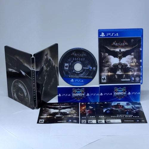 Batman: Arkham Knight PS4 CIB W/ Special Edition Steelbook + Manual - PlayStatio