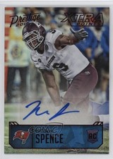 2016 Panini Prestige Rookie Signatures Xtra Points Red Noah Spence Auto 00ht