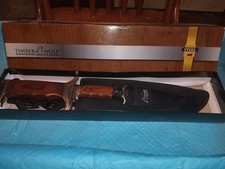 2 Bowie Knife 1-15" ,1-8" hand forged stainless steel blade With nice Shieth