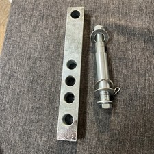 Metal Conduit Bender stopper bar with central bolt 