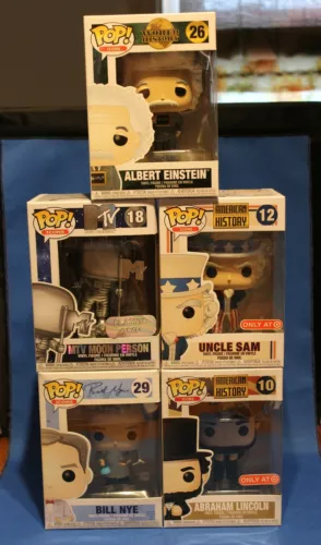 POP ICONS U-PIC LINCOLN,UNCLE SAM,A.EINSTEN Many more see actual iem pics.