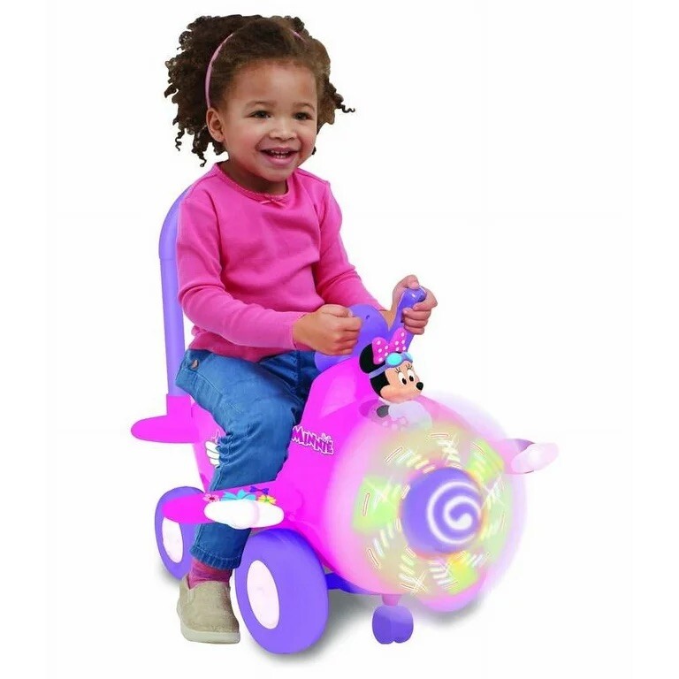 Disney Deluxe Minnie Mouse Plane Activity Ride-On with