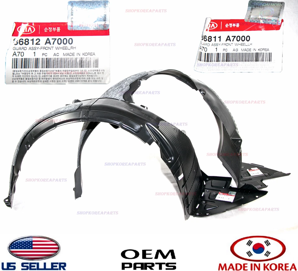 OEM Fender Liner Front Wheel Guard Right & Left Set ⭐GENUINE⭐ KIA FORTE 2014-16 - Image 2 of 2